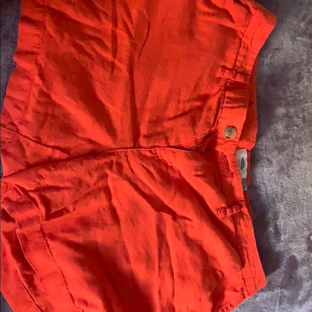 Orange shorts